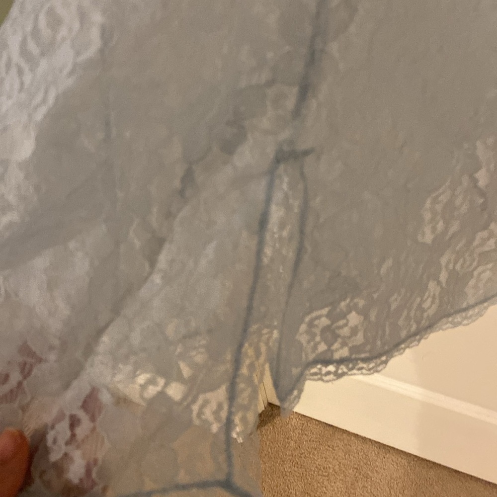 Vintage St. Michael Lingerie Full Slip blue​​​​​​​ - Picture 5 of 7